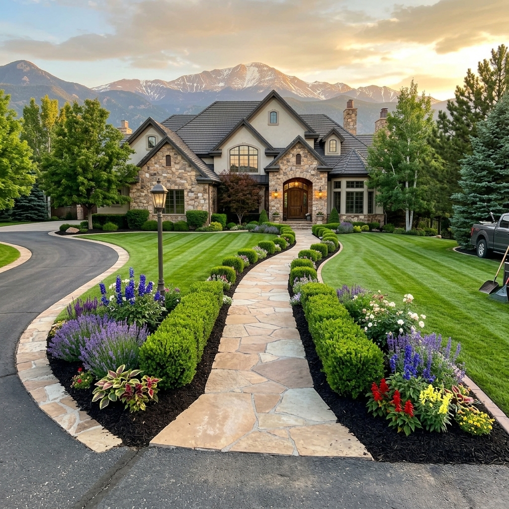 After — estate landscaping