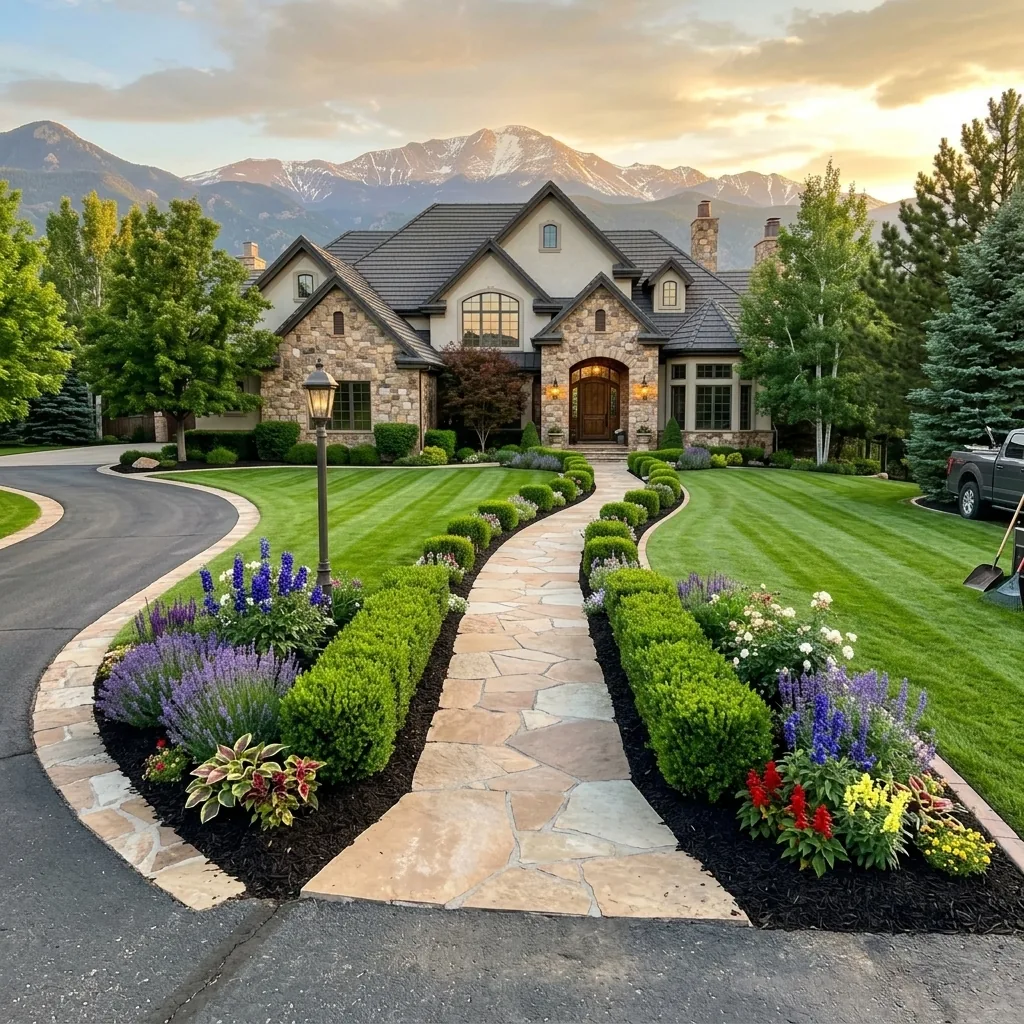 After — estate landscaping