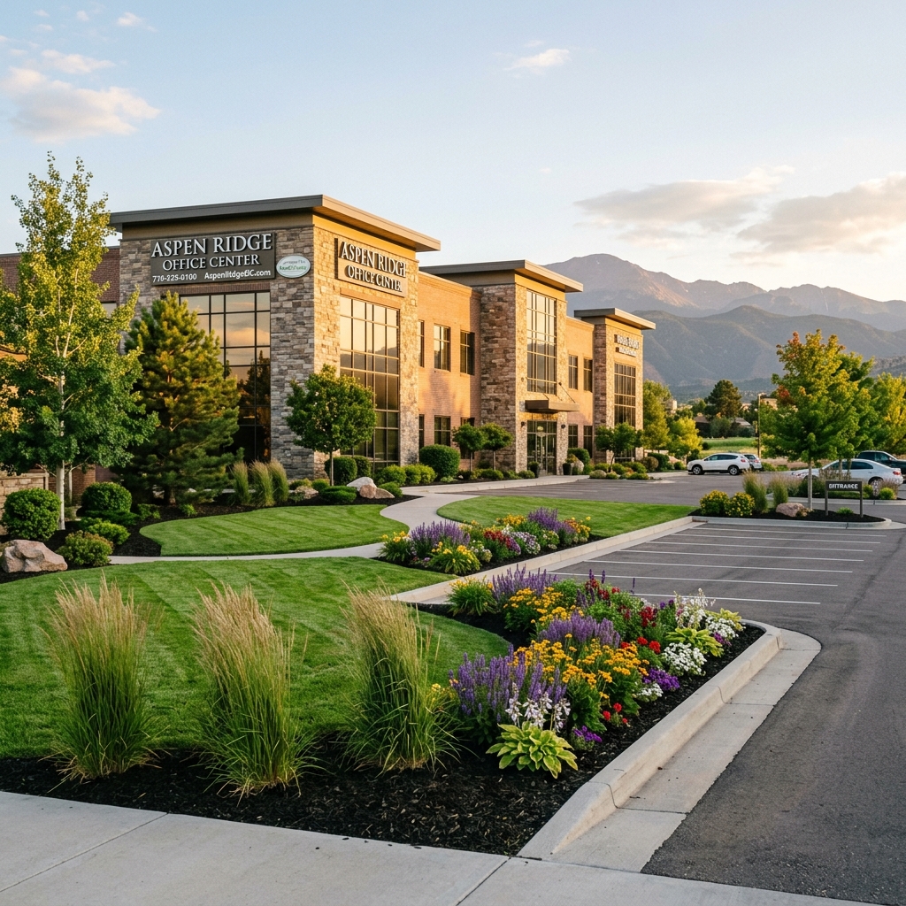 After — commercial landscaping