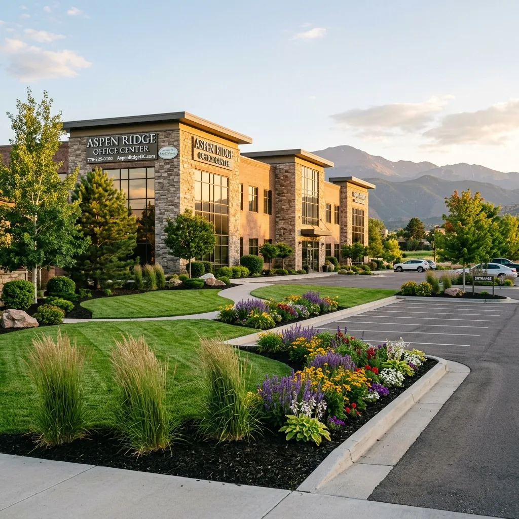 After — commercial landscaping